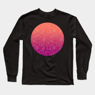 Floral Living Coral Summer Sky Long Sleeve T-Shirt